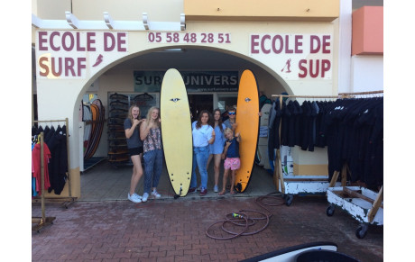 Stage surf natation dans les Landes